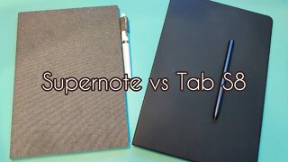 Supernote A5X vs Samsung Tab S8: Note taking comparison