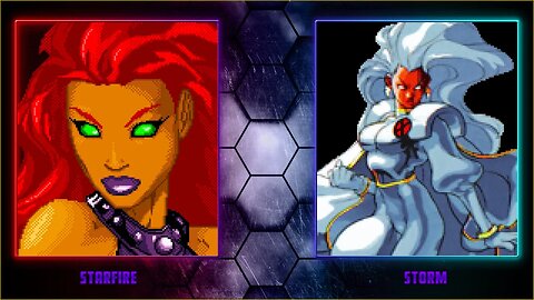 Mugen: Starfire vs Storm