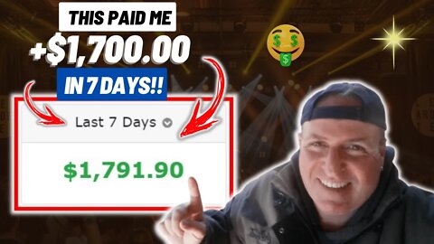 FASTEST Way To Get Paid +$1,500 Online In 7 Days (FROM ZERO) Make Money Online For Beginners #shorts