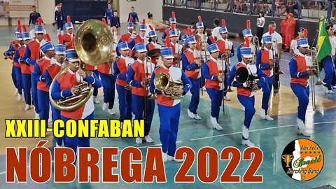 BANDA MARCIAL NÓBREGA 2022 NO CONFABAN 2022 - CONCURSO DE FANFARRAS E BANDAS DO GINÁSIO PERNAMBUCANO