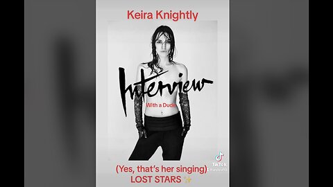 Kiera "Knightly" ... the name says it all...