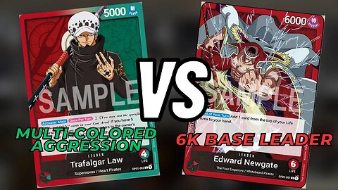 Trafalgar Vs Whitebeard | One Piece Card Game Gameplay | OPTCG SIMULATOR (OP02)