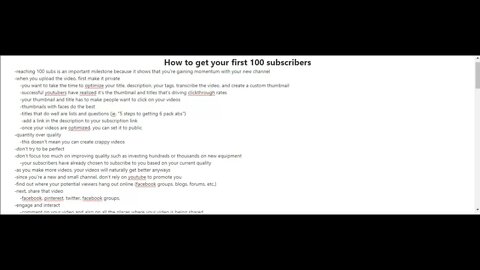 1 Million YouTube Subscribers Video 2 100 Subs