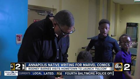 Annapolis native and Hollywood producer writing Marvel comic book