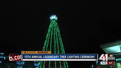 13th annual Legends Tree Lighting Ceremony