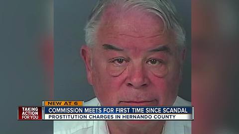 Hernando County "embarrassed" by commissioner's prostitution charges, wants him removed