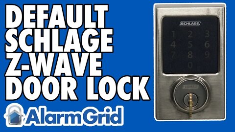Defaulting a Schlage Z-Wave Lock