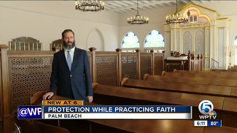 Palm Beach police discuss need for security with police at places of worship