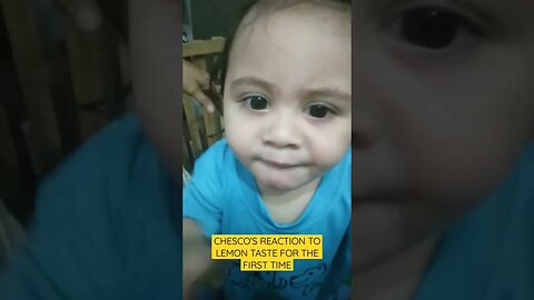 Try Not to Laugh🤣Baby Eating Lemon For The First Time #funnyvideo #cutebaby #shorts