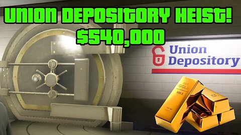 #gta5heist GTA 5 Heist: How to make $1 Million Dollars in a Week union depository heist part 2