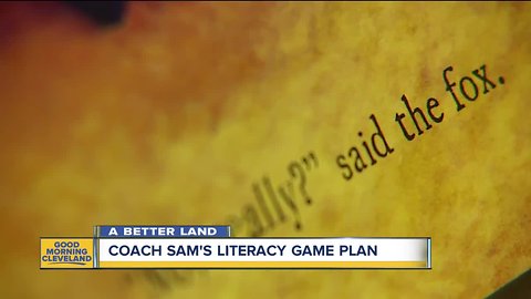 Former Browns 'Coach Sam' leading the way for children's literacy in Cleveland