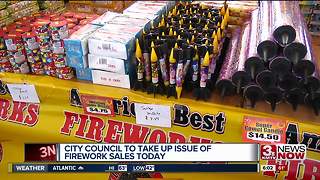 City Council expected to vote on firework ordinance Tuesday