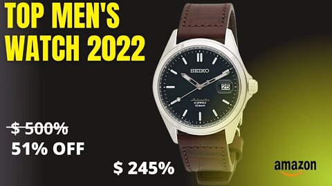 TOP Seiko Men's Japanese Mechanical Automatic Watch | 2022 | BEST PROMO PRICE | DISCOUNT 50%