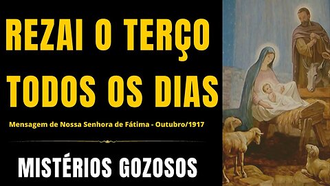 Santo Terço - Mistérios Gozosos (28/08/2023)