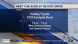 Las Vegas Aces blood drive