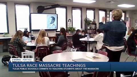 Tulsa Public Schools students learn about the Tulsa race massacre