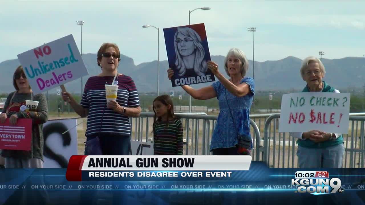 Annual Gun Show sparks protests