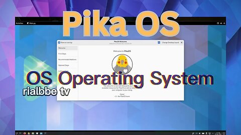 OS Operating System - Pika OS (KDE) 22.10