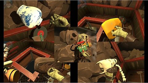 Digging up Fine China, Gold, Fossils, and Demon Skulls in VR - Cave Digger VR Oculus Rift