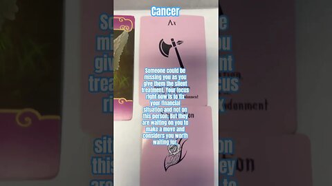 Cancer Love Oracle#Cancer tarot #cancer tarot love