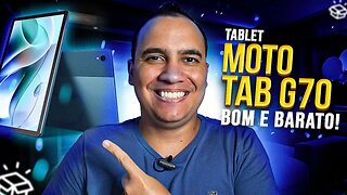 MOTO TAB G70, um TABLET BARATO e CUSTO-BENEFÍCIO! Unboxing e detalhes