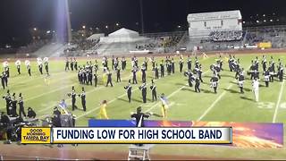 Robinson High School's award-winning Marching Knights band needs new instruments and travel money