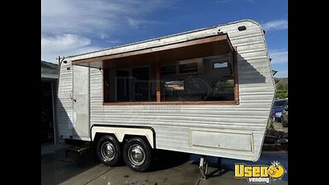 Ready to Complete Vintage 1973 Timberline 8' x 14' Mobile Bar Trailer for Sale in California