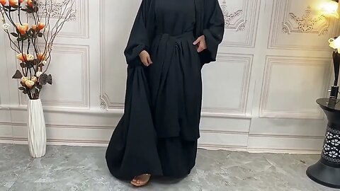 Eid Muslim Women Abaya Dress Prayer Garment 3 Piece | ʟɪɴᴋ ɪɴ ᴛʜᴇ ᴅᴇꜱᴄʀɪᴘᴛɪᴏɴ 👇 ᴛᴏ ʙᴜʏ