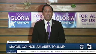 Gloria to take over as city doubles pay for mayor