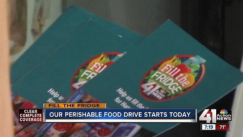 Help 41 Action News 'fill the fridge' with Harvesters and Price Chopper