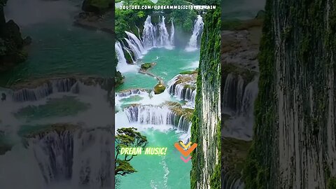 🎵 Waterfall: Alpha Brainwaves Bliss: Tranquil Music for Relaxation and Mental Focus