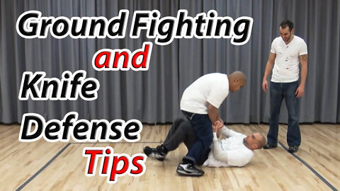 Self Defense from a Knife Attack on the Ground