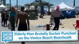 Elderly Man Brutally Sucker Punched on the Venice Beach Boardwalk