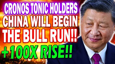 CRONOS TECTONIC HOLDERS!! CHINA STARTS THE BIGGEST BULL RUN IN HISTORY!!