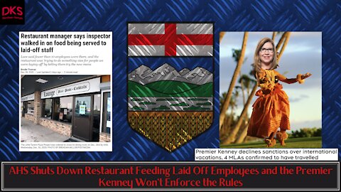 AHS Shuts Down Restaurant Feeding Laid Off Employees and the Premier Kenney Won't Enforce the Rules