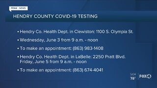 Hendry County provides Covid-19 testing