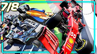 RACECARS FLEW IN BAKU // F1 2021 Formula NASCAR | Season 4 Race 7/8