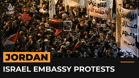 Jordanian forces violently break up protests outside Israel embassy | Al Jazeera Newsfeed