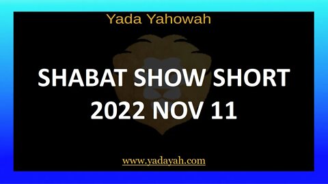 Shabat Show Short 2022 Nov 11