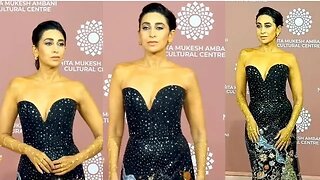 Karisma Kapoor hot look at second day of Ambani’s event NMACC Launch
