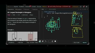 Leetcode 84 - Largest Rectangle in Histogram