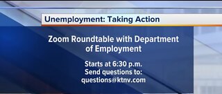 Zoom roundtable with Department of Employment