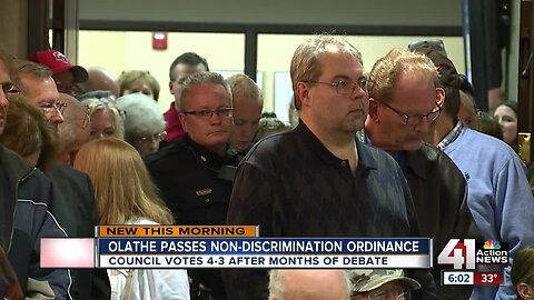 Olathe passes non-discrimination ordinance