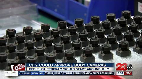 City Council expected to vote on BPD body cameras