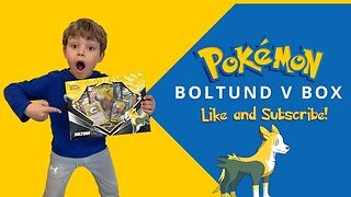 Pokemon Boltund V Box Opening! Watch @RealPokeMONSTER Reaction Now! Next GIVEAWAY AT 500 SUBS! 😁