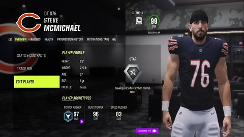How To Create Steve McMichael Franchise Roster Madden 23