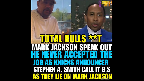 MARK JACKSON SPEAK OUT!! MUST LISTEN & WATCH..