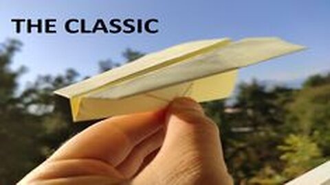 How To Make A Easy Classic Paper Airplane