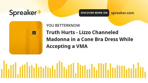 Truth Hurts - Lizzo Channeled Madonna in a Cone Bra Dress While Accepting a VMA