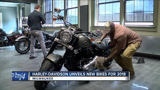 Harley-Davidson unveils 2018 bike models